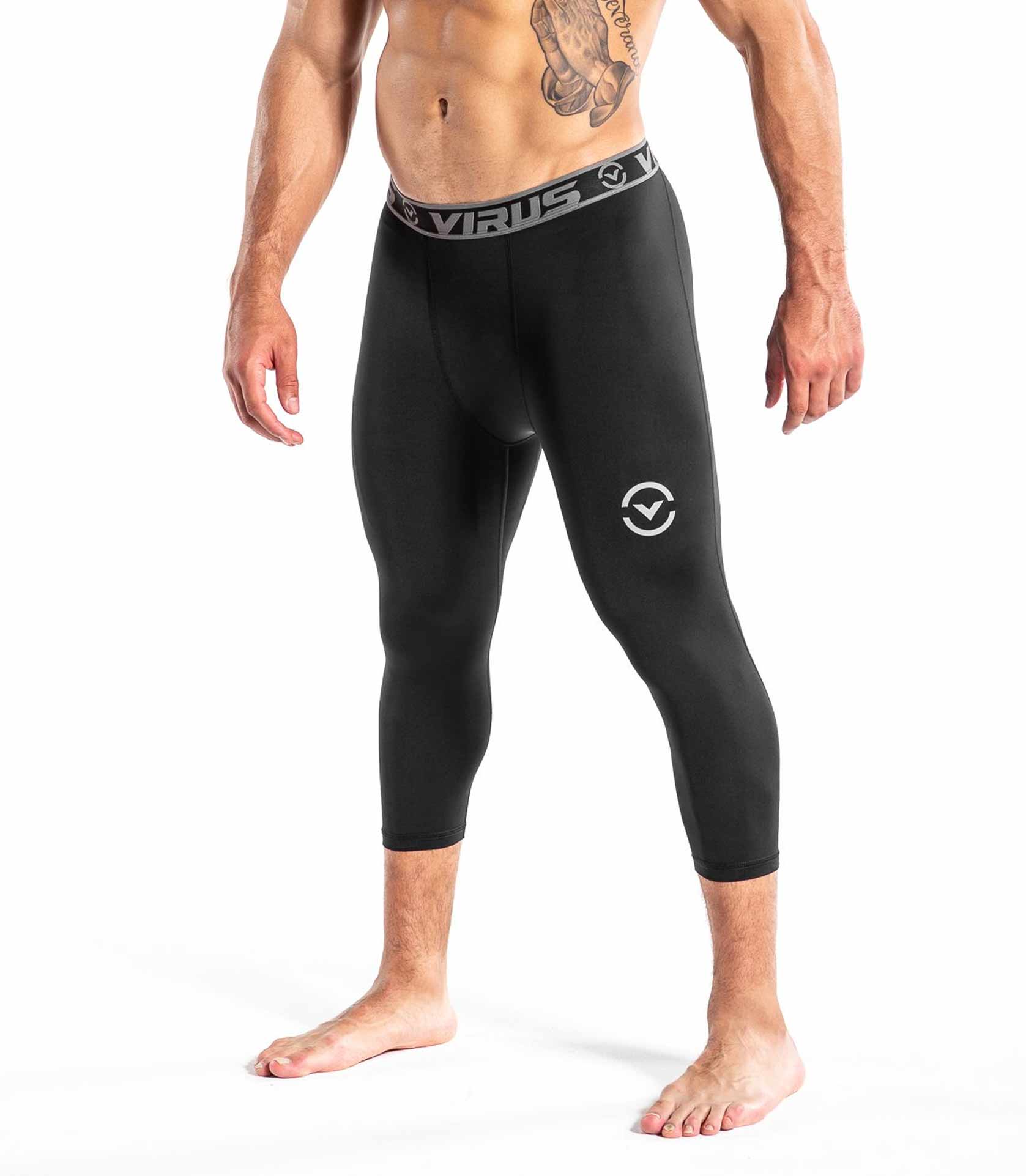 VIRUS INTL 3/4 compression pants top size large